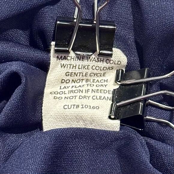 Joie De Vivre Dress Feminine Boho Cottage Romantic Garden Floral Maxi Blue 2X - Picture 4 of 5